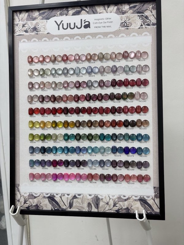 A wide selection of gel colours in-studio